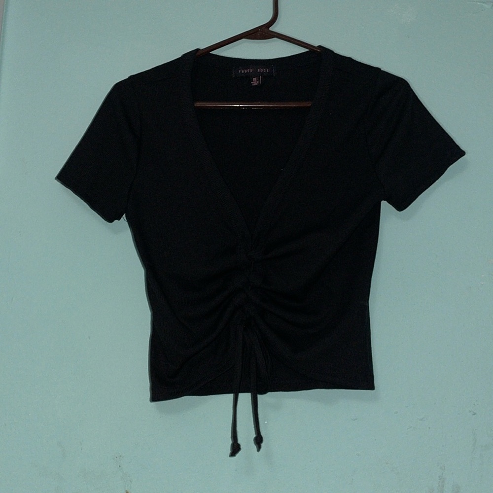 Tie front top